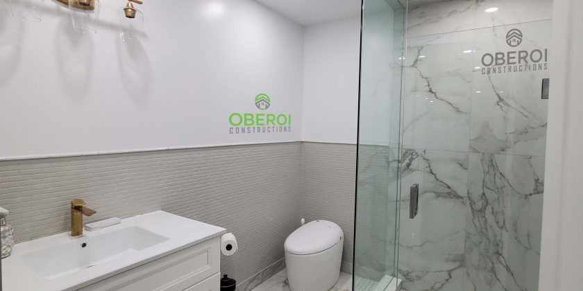 New bathroom in basement