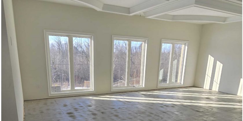 New Floor construction-base  preparation